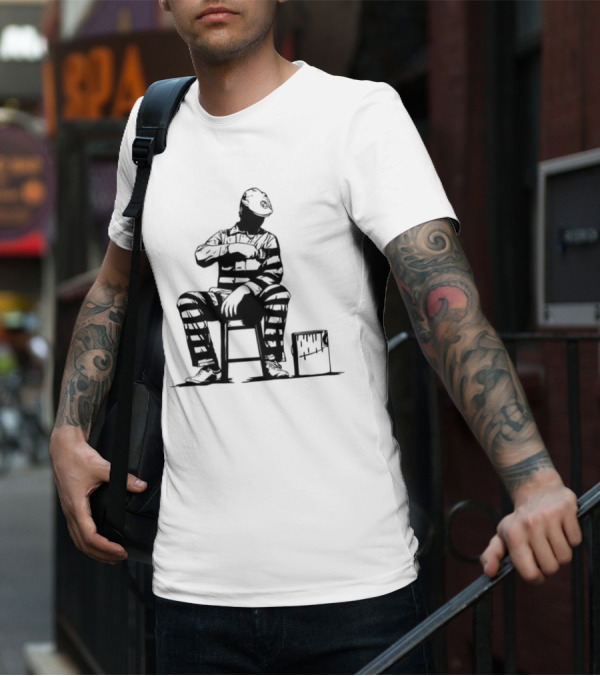 Dolk Prison Painter Sits With Paint Bucket T-Shirt