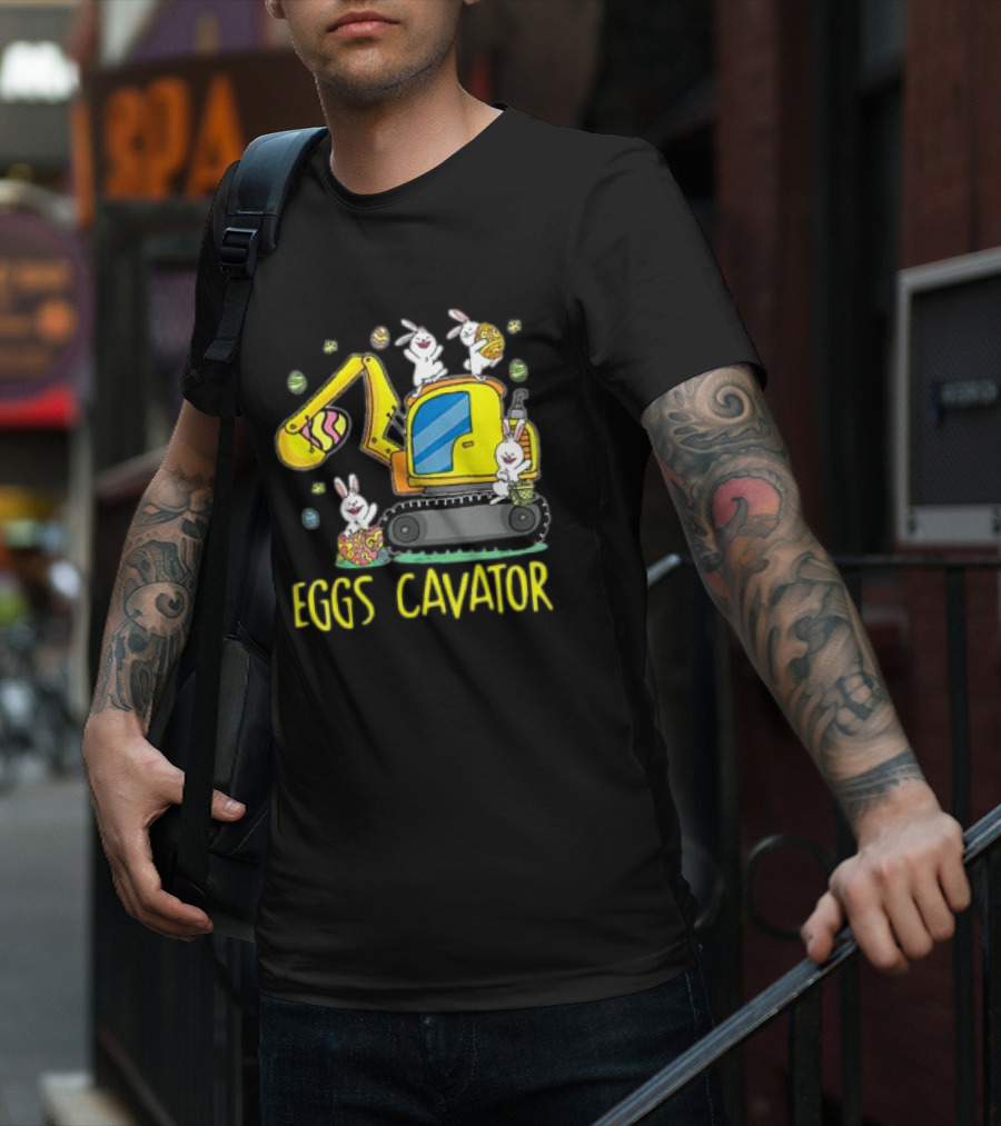 Eggscavator Easter Egg Hunt With Bunnies For Kids And Toddlers T-Shirt