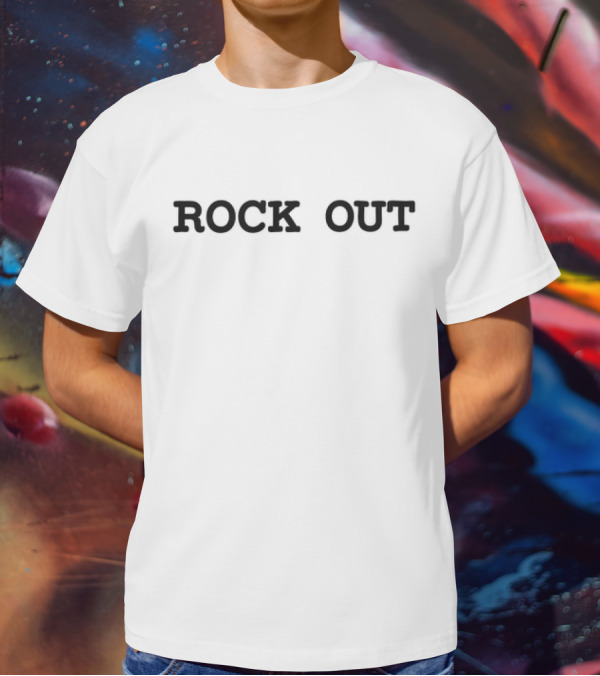 ROCK OUT Retro T-Shirt