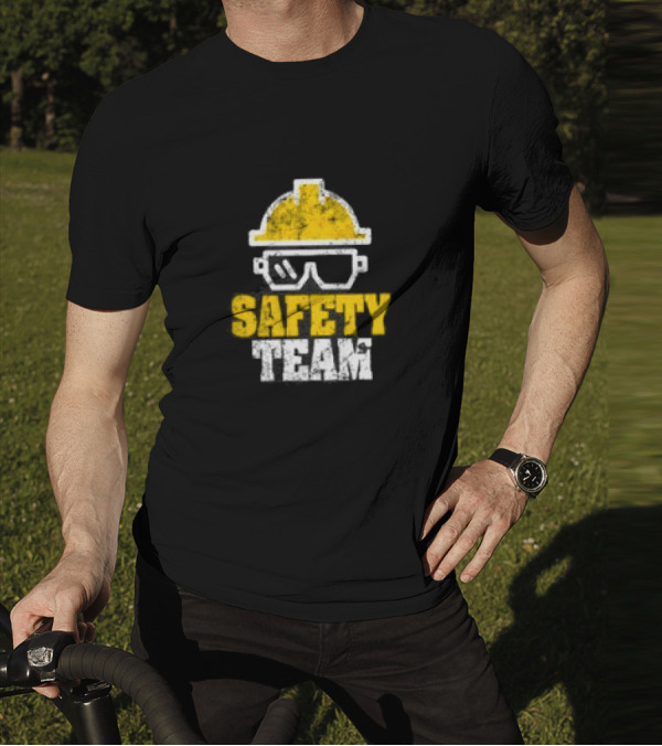 Safety Team Occupational Safety Officer OSHA HSE Hard Hat And Safety Glasses T-Shirt