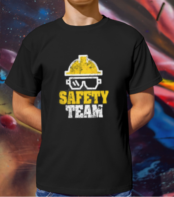 Safety Team Occupational Safety Officer OSHA HSE Hard Hat And Safety Glasses T-Shirt