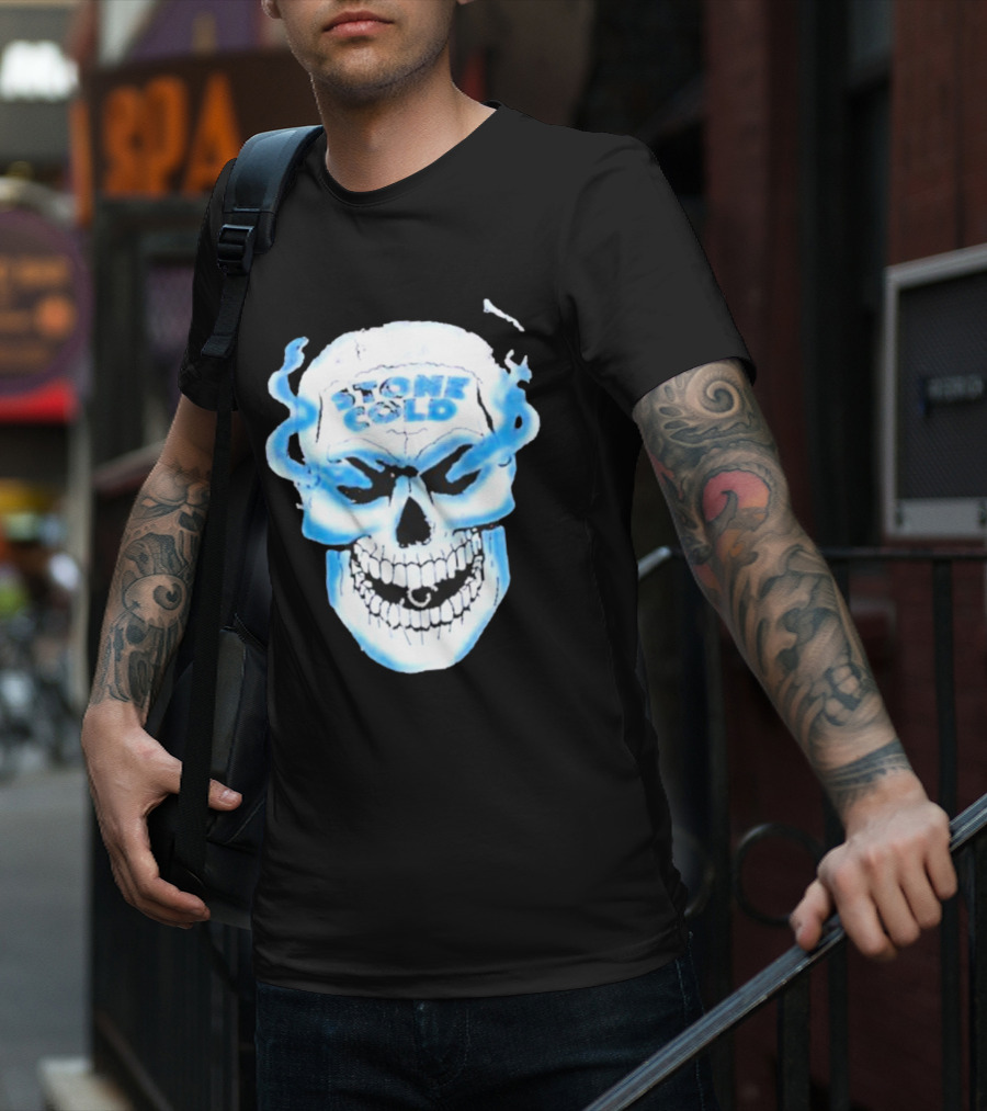 Stone Cold Steve Austin Skull T-Shirt