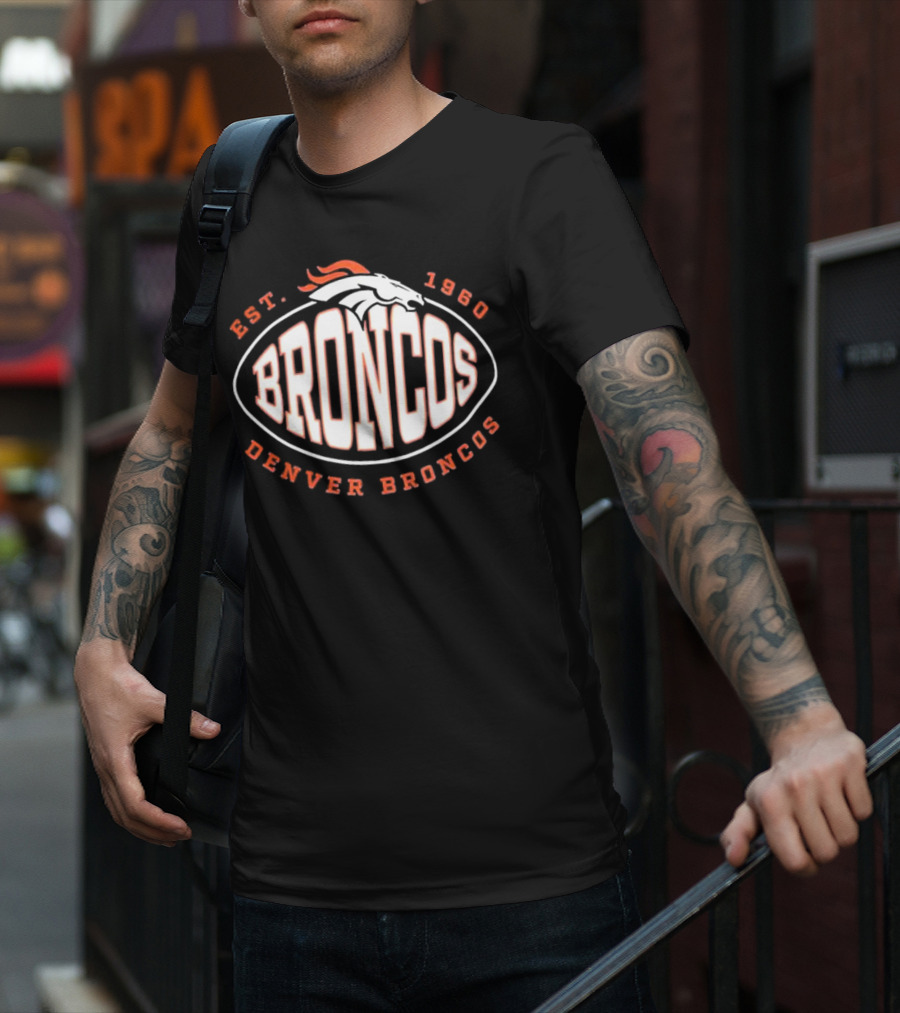 Denver Broncos Est. 1960 NFL Trap Boss T-Shirt