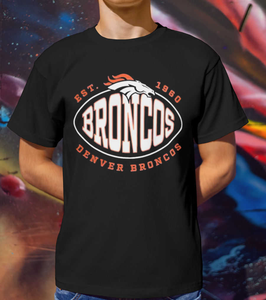 Denver Broncos Est. 1960 NFL Trap Boss T-Shirt