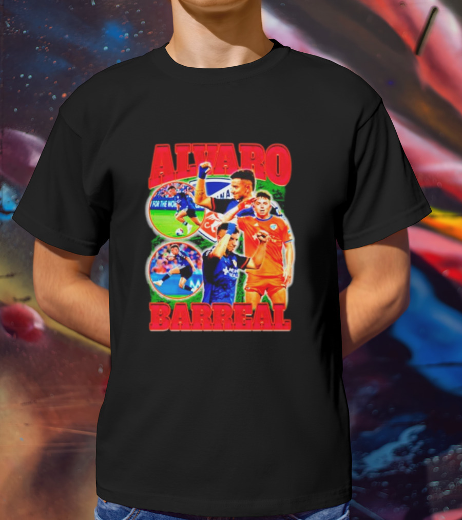 Alvaro Barreal Soccer Action Montage For The Noche T-Shirt
