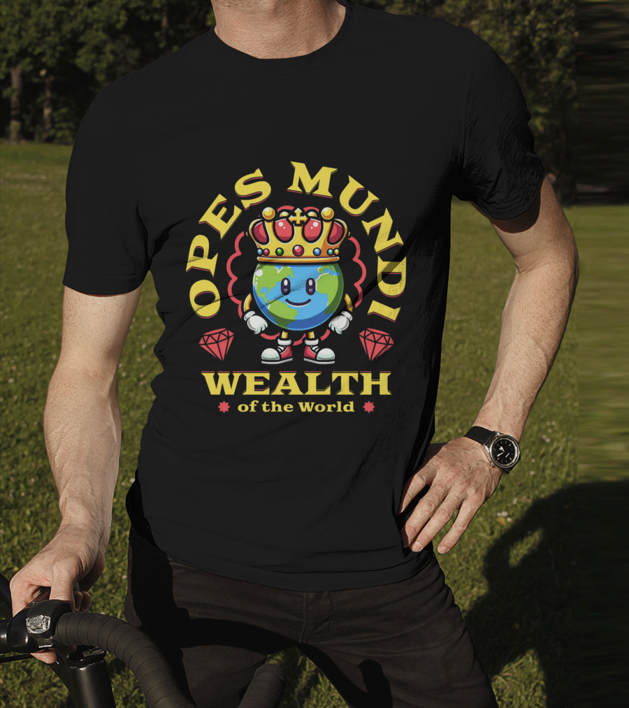 OPES MUNDI Wealth Of The World T-Shirt