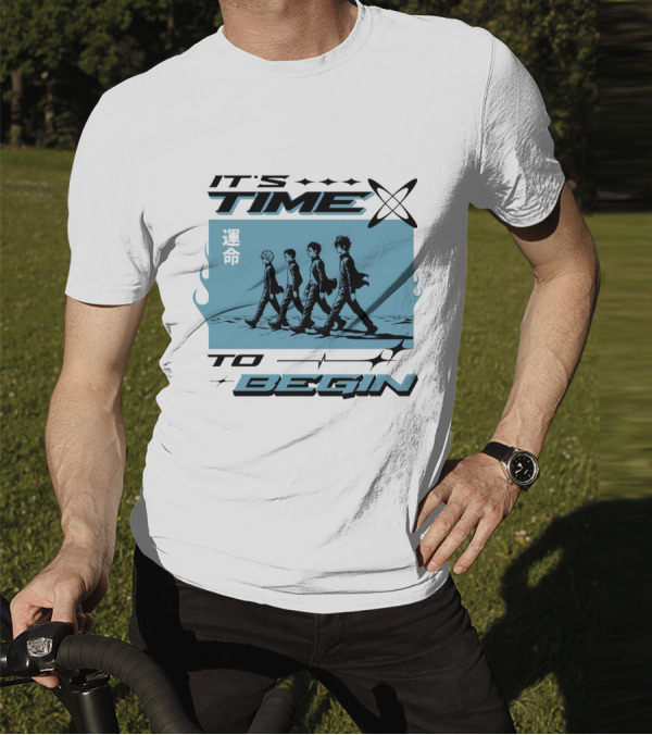 IT'S TIME TO BEGIN 運命 Walking Quartet T-Shirt