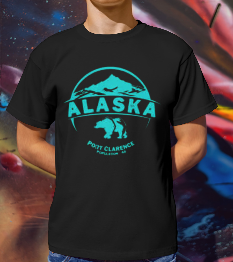Alaska Port Clarence Population 46 Bear Mountain T-Shirt