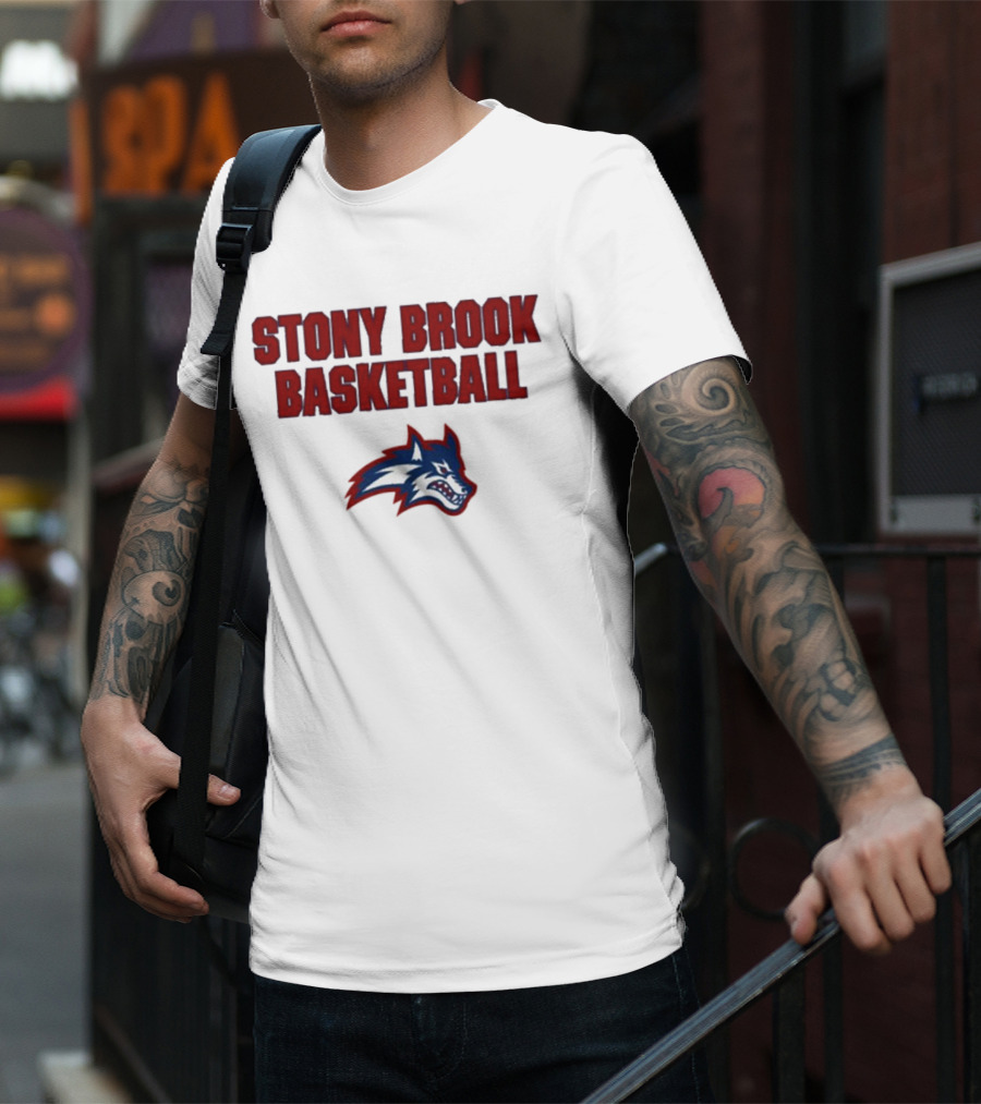 Stony Brook Basketball Seawolves Team T-Shirt