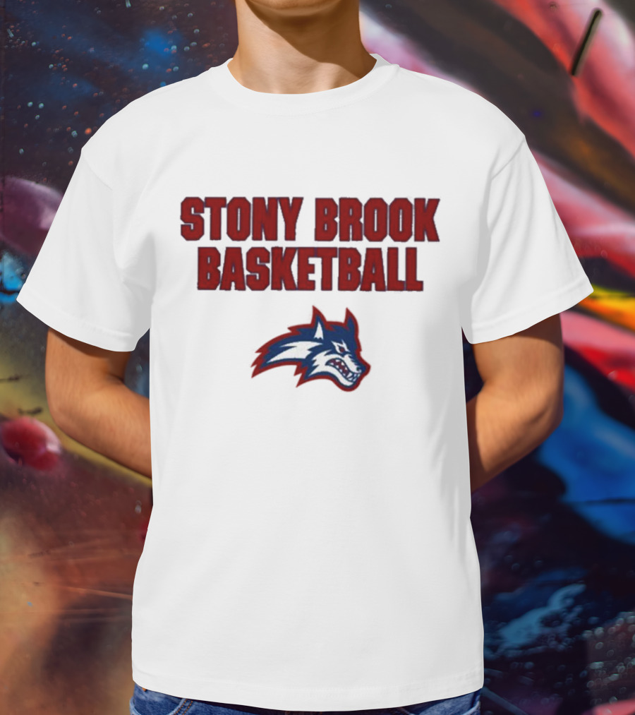Stony Brook Basketball Seawolves Team T-Shirt