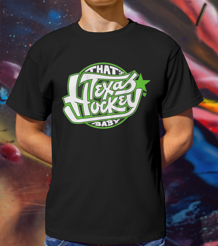 That's Texas Hockey Baby Bold Green Star T-Shirt