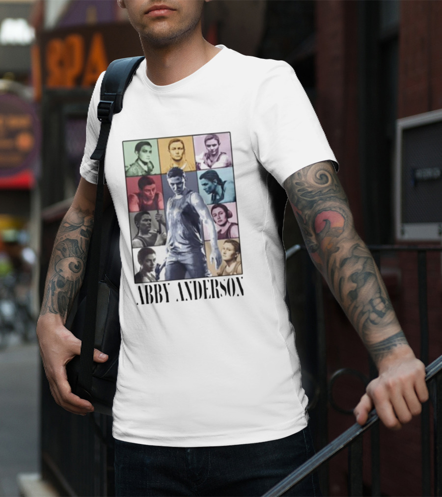Abby Anderson Iconic Character Portrait Collage T-Shirt
