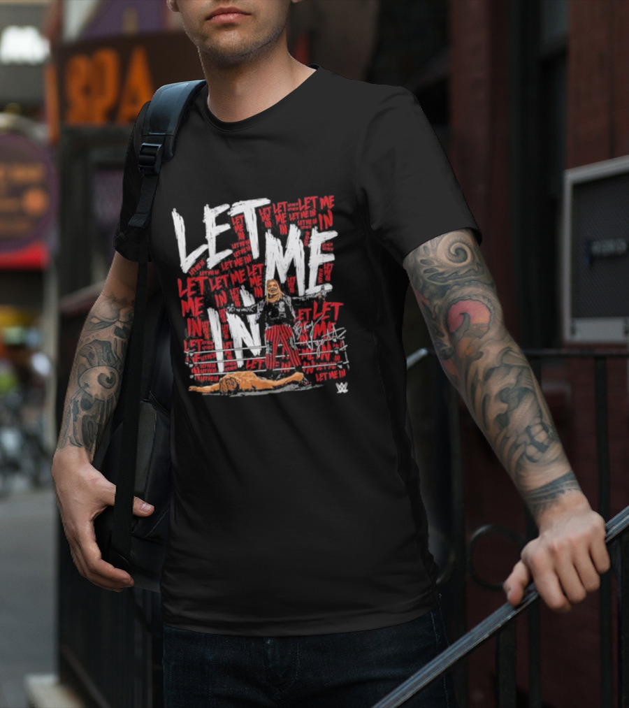 Bray Wyatt WWE Let Me In 500 Level Repeat T-Shirt