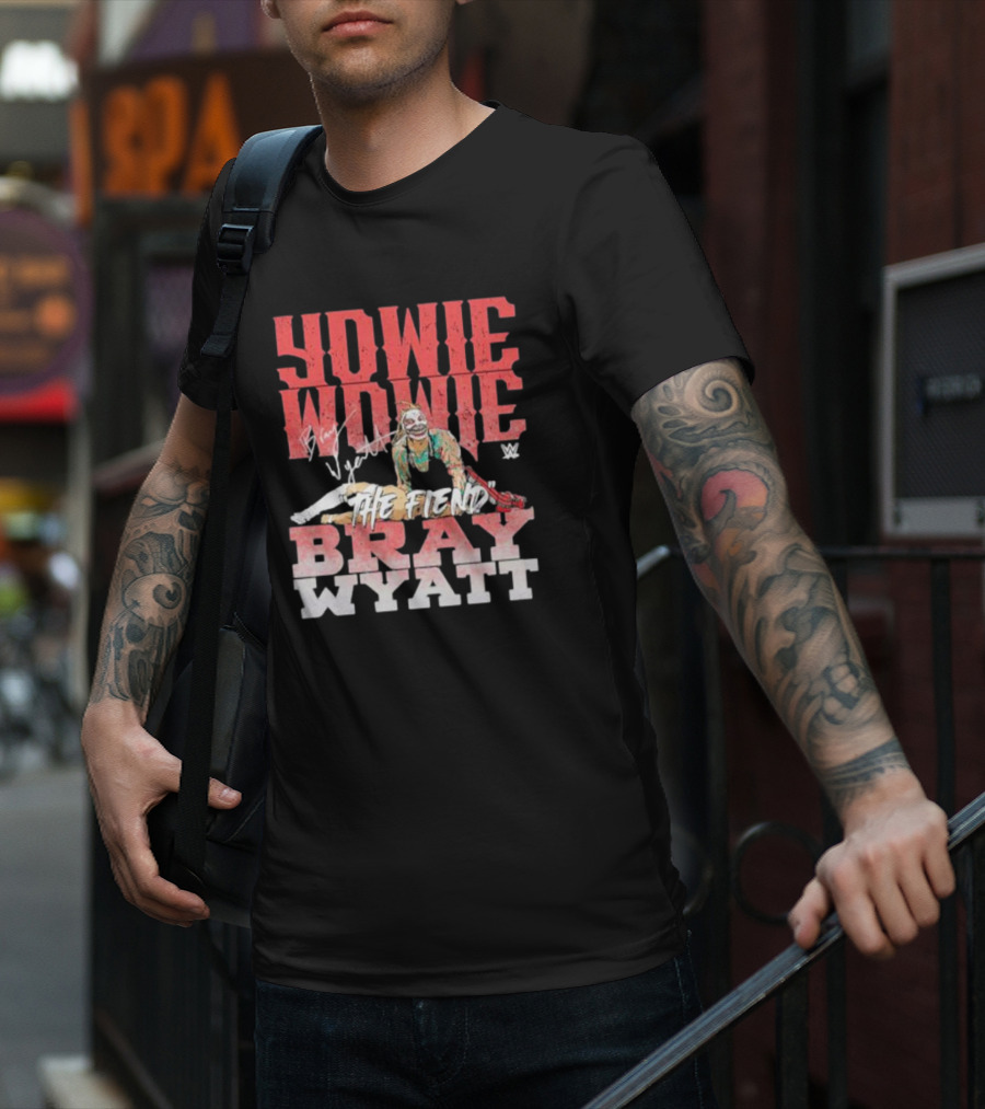 Yowie Wowie Bray Wyatt The Fiend WWE Signature 500 Level T-Shirt