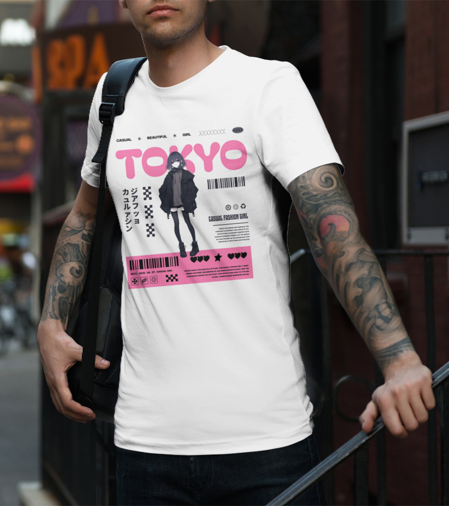 TOKYO Casual Beautiful Girl 2035 T-Shirt