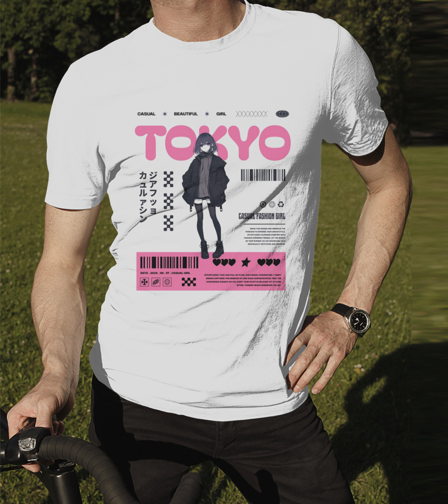 TOKYO Casual Beautiful Girl 2035 T-Shirt