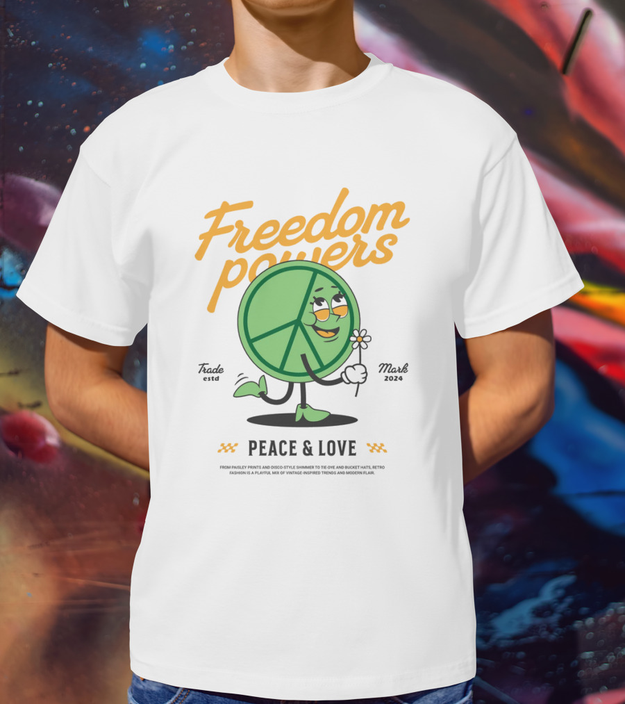 Freedom Powers Peace And Love T-Shirt