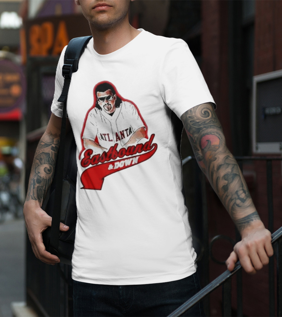 Atlanta Eastbound And Down Retro Baseball T-Shirt
