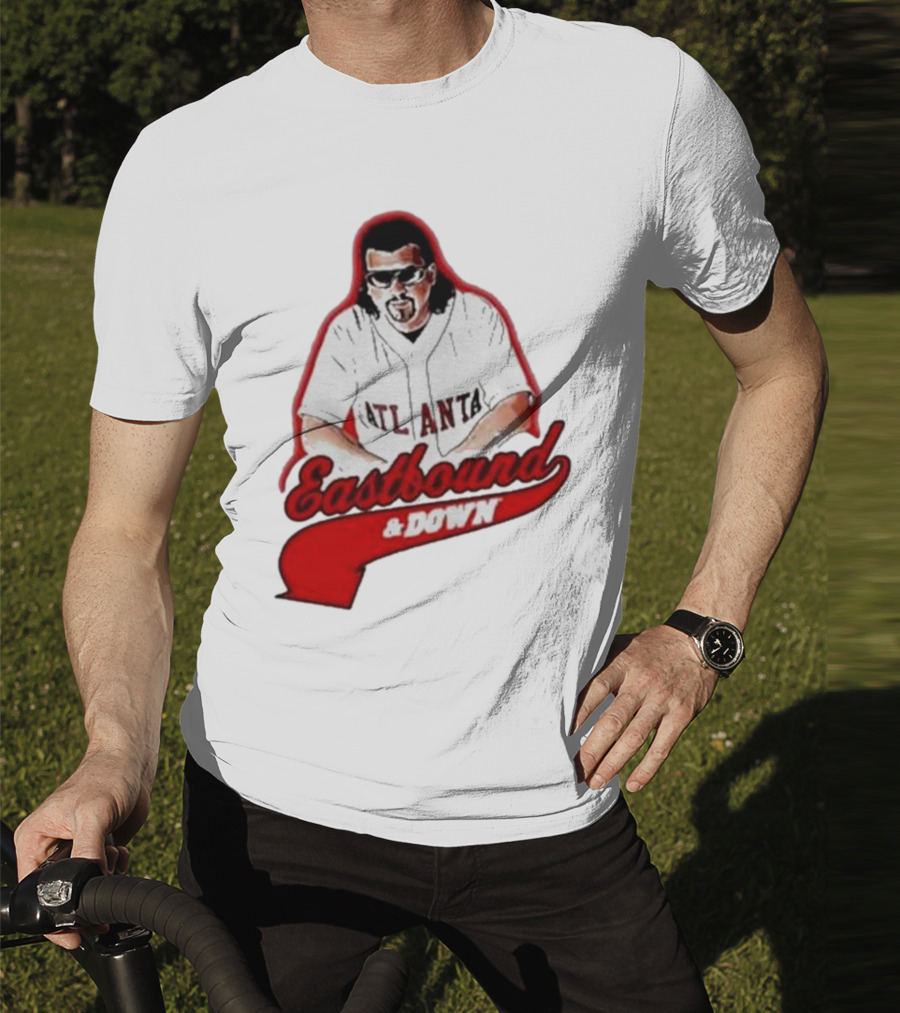 Atlanta Eastbound And Down Retro Baseball T-Shirt