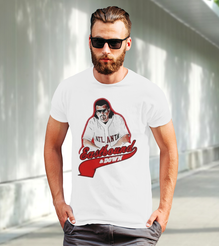 Atlanta Eastbound And Down Retro Baseball T-Shirt