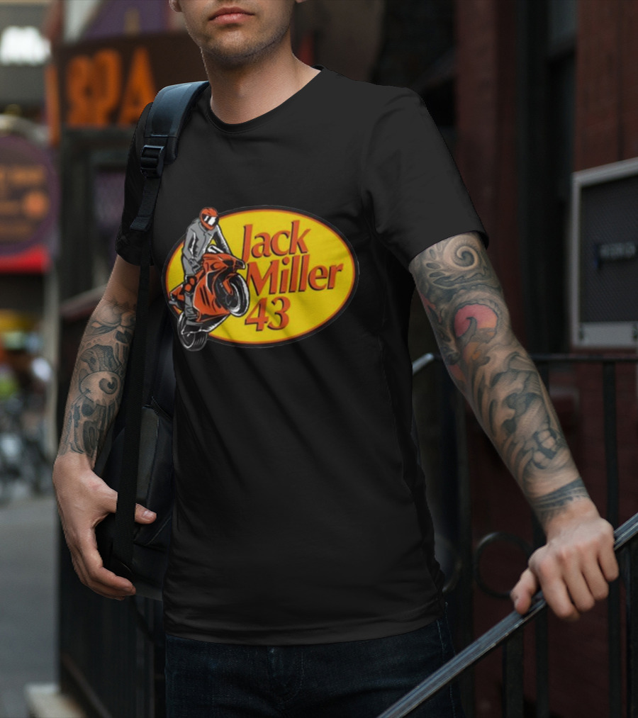 Jack Miller 43 Motorcycle Rider Iconic Racing T-Shirt