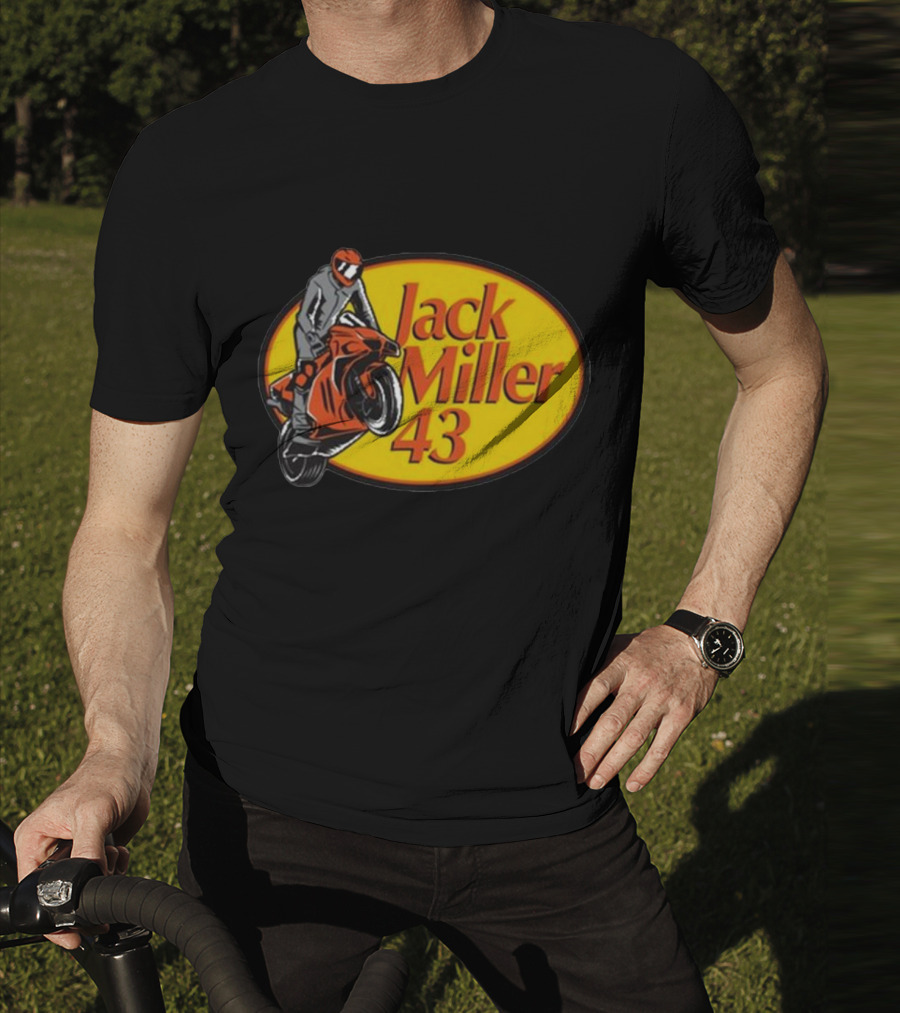 Jack Miller 43 Motorcycle Rider Iconic Racing T-Shirt