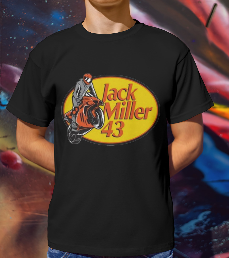 Jack Miller 43 Motorcycle Rider Iconic Racing T-Shirt