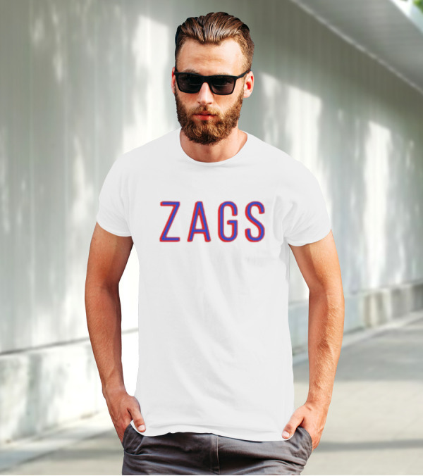 Zags Gonzaga University Bulldogs T-Shirt