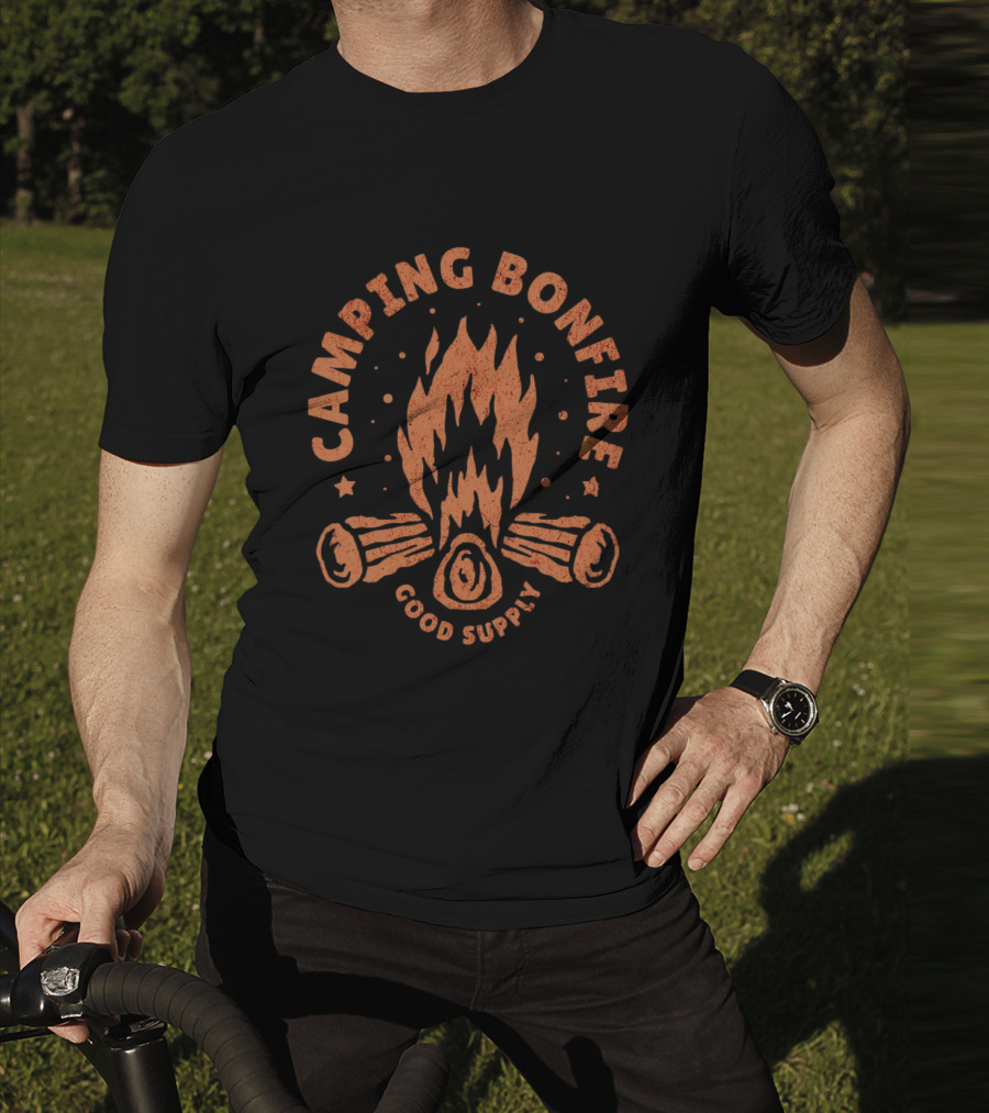 Camping Bonfire Good Supply T-Shirt