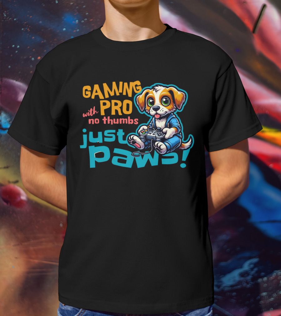 GAMING PRO With No Thumbs Just Paws T-Shirt