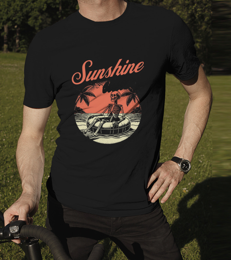 Sunshine State Skeleton Vacation Beach Club T-Shirt