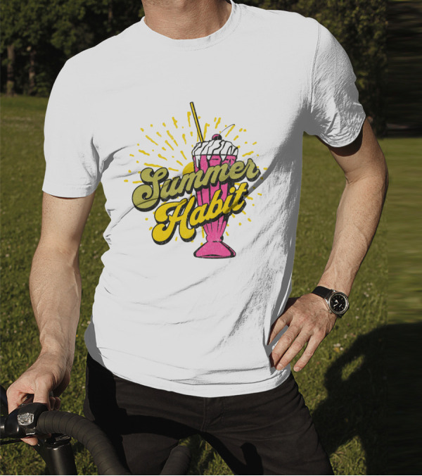 Summer Habit Vibrant Milkshake Burst T-Shirt