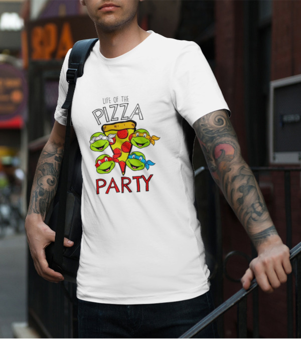 Teenage Mutant Ninja Turtles Life Of The Pizza Party T-Shirt