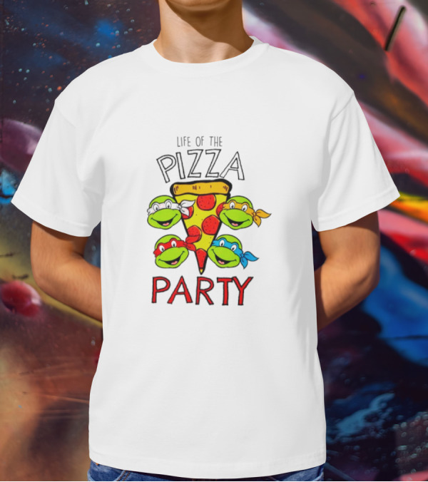 Teenage Mutant Ninja Turtles Life Of The Pizza Party T-Shirt