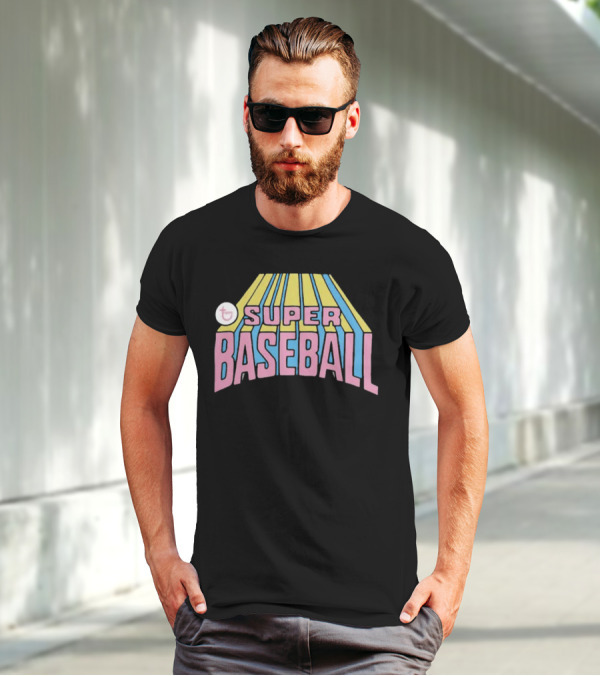 Topps Vintage Super Baseball Retro Graphics T-Shirt