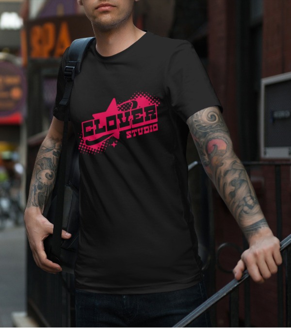 Clover Studio Y2K Branding Starburst T-Shirt