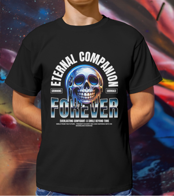 Eternal Companion Forever: Grinning Grimace Everlasting Confidant - A Smile Beyond Time T-Shirt
