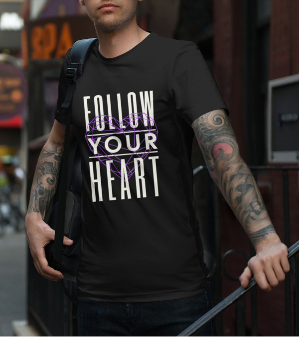 Follow Your Heart Geometric T-Shirt