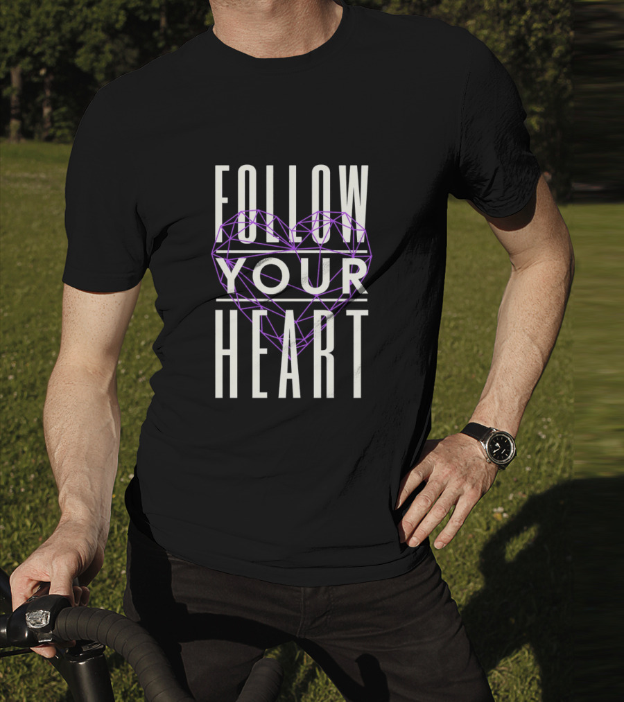 Follow Your Heart Geometric T-Shirt