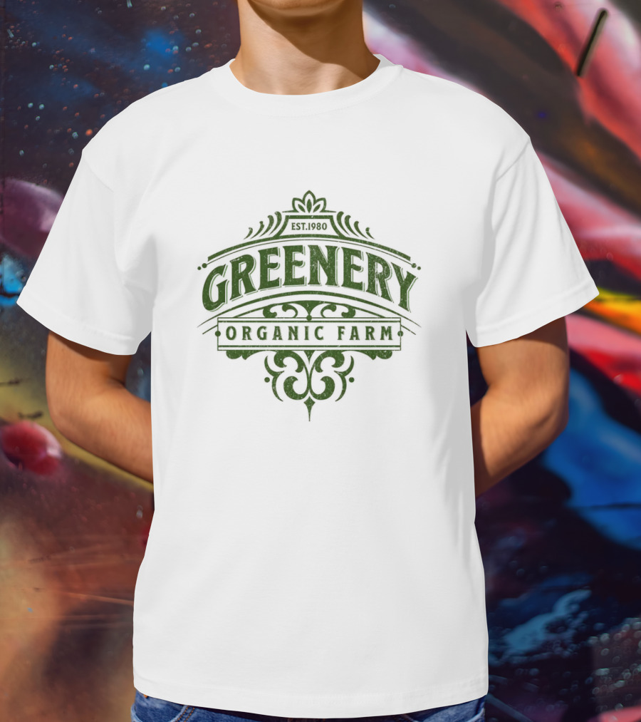 Est. 1980 Greenery Organic Farm T-Shirt