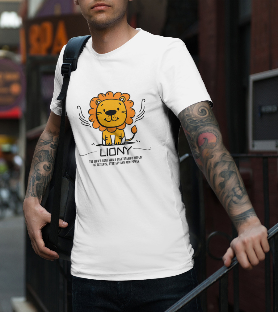 Liony Kidswear Breathtaking Display Of Patience Strategy Raw Power T-Shirt