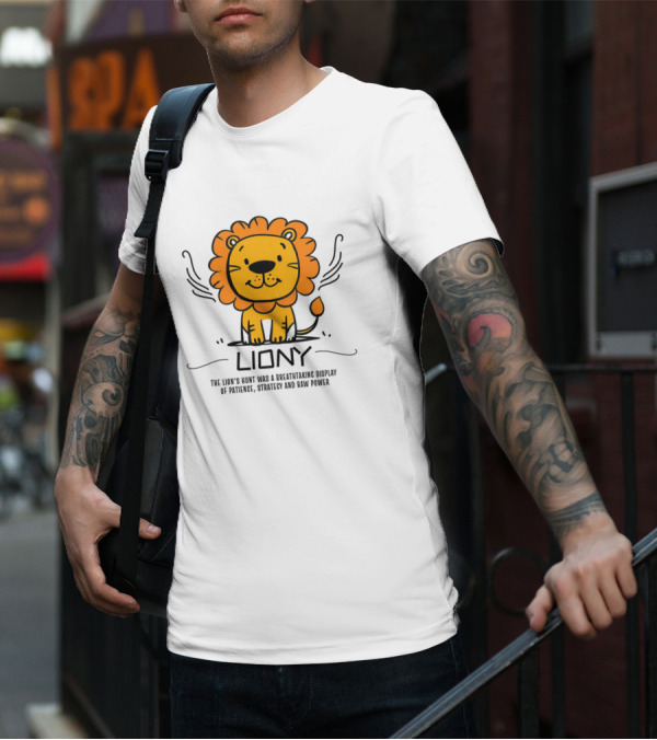 Liony Kidswear Breathtaking Display Of Patience Strategy Raw Power T-Shirt