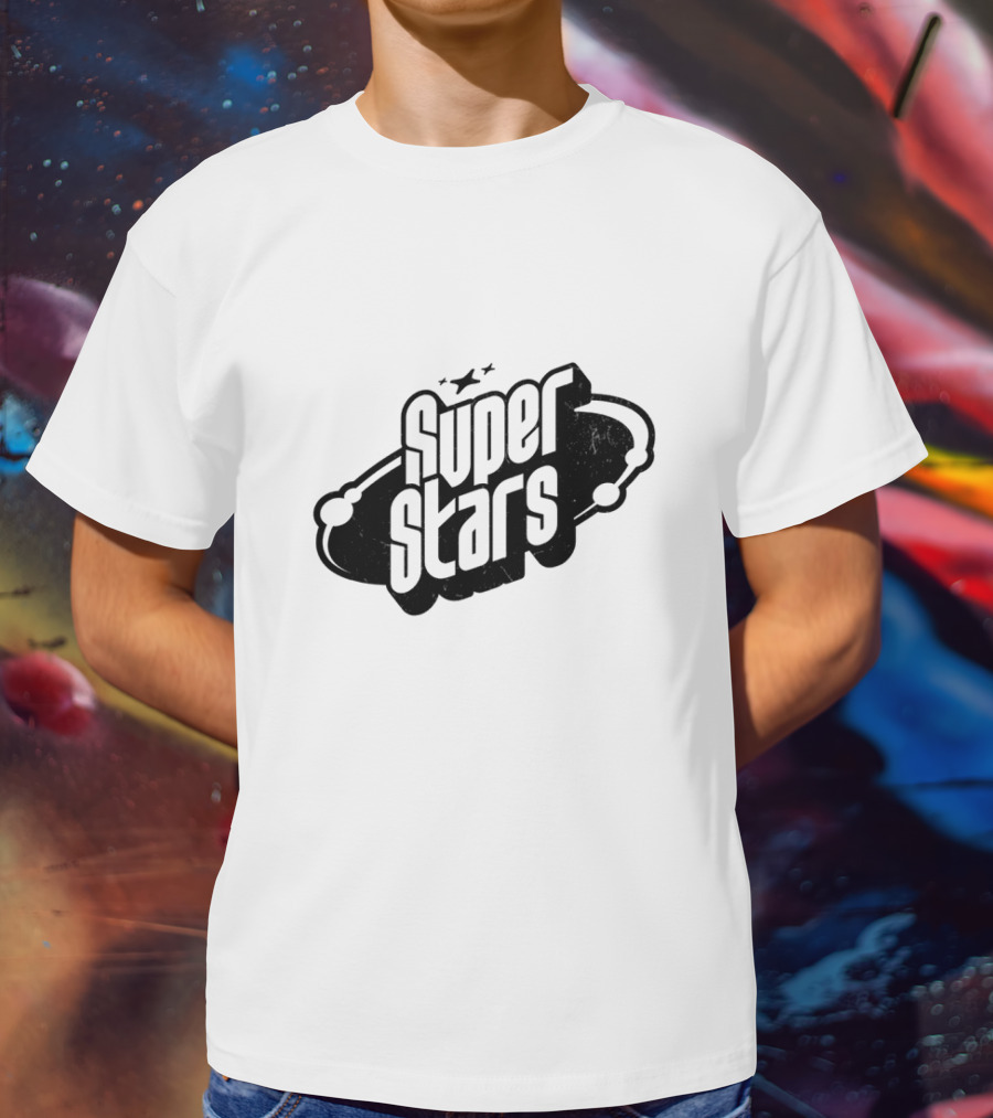 Super Stars Galaxy Orbit And Stars T-Shirt