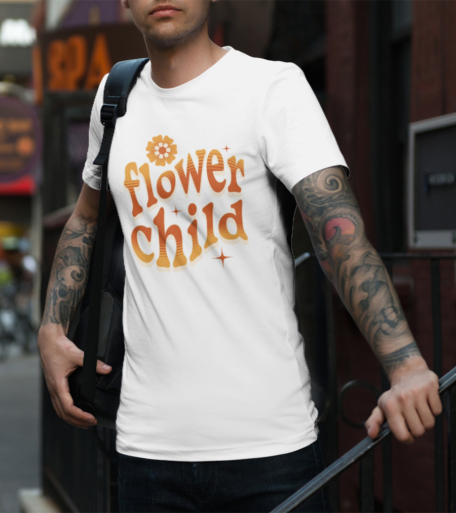 Flower Child Vintage Retro Groovy Vibes T-Shirt