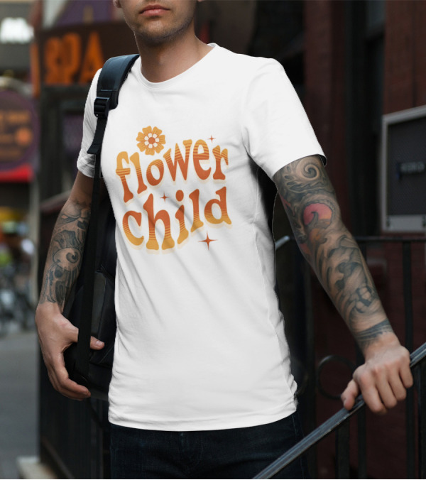 Flower Child Vintage Retro Groovy Vibes T-Shirt