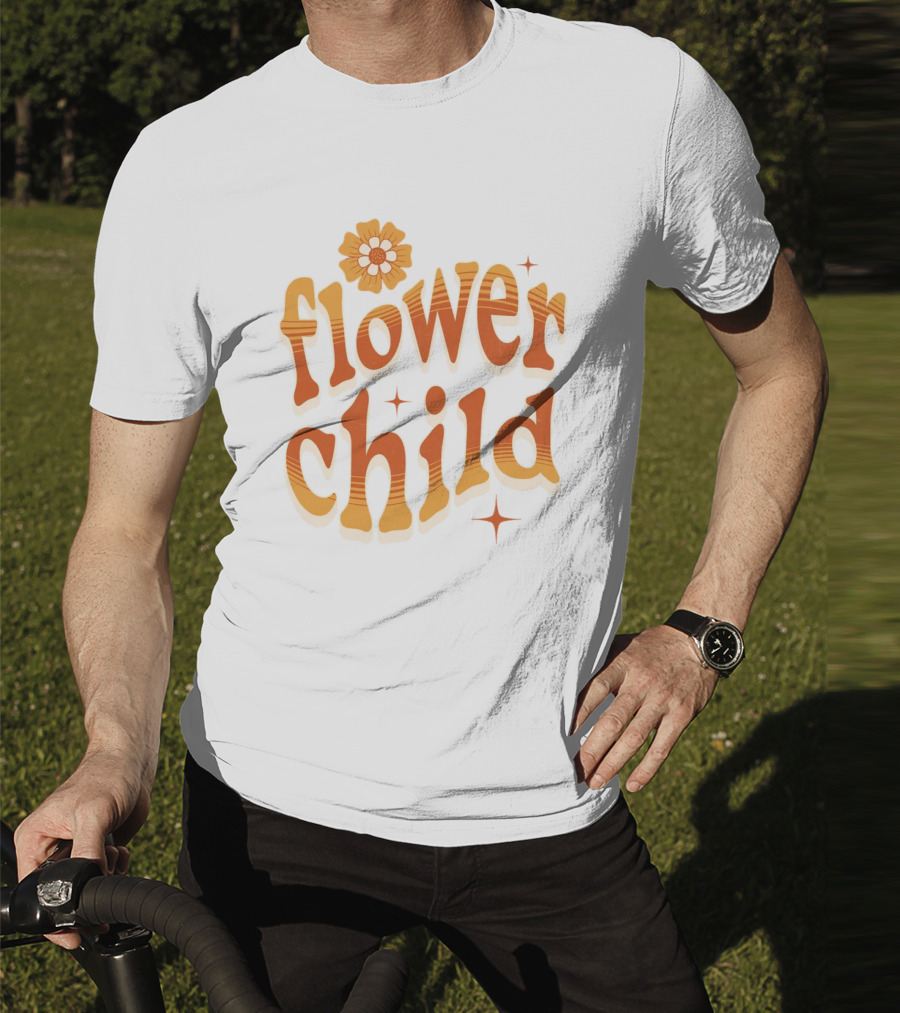 Flower Child Vintage Retro Groovy Vibes T-Shirt