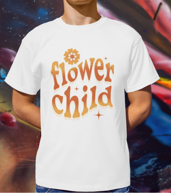 Flower Child Vintage Retro Groovy Vibes T-Shirt