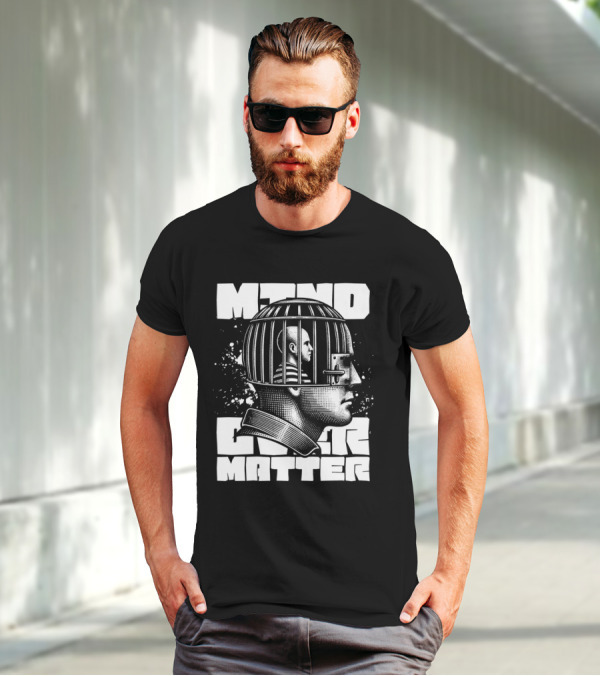 MIND OVER MATTER Prisoner Head T-Shirt