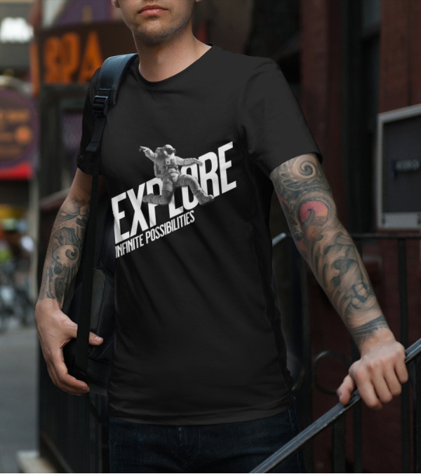 Explore Infinite Possibilities Astronaut T-Shirt