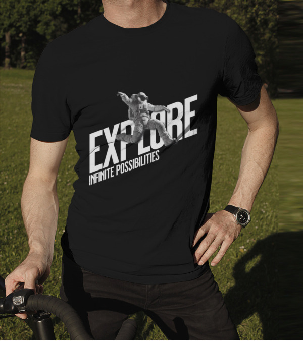 Explore Infinite Possibilities Astronaut T-Shirt